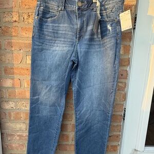 Nordstrom Women's Classic Blue Straight Leg Jeans